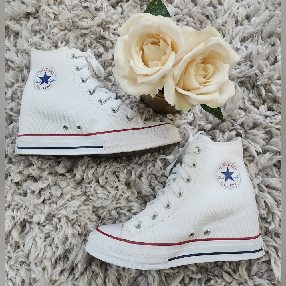 Chuck Taylor All Star Classic Wedge Platform Sneaker 9